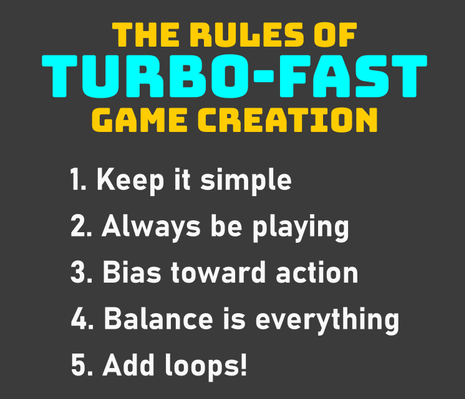 The BScotch Rules of Turbo Fast Game Creation!