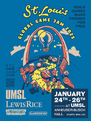 Global Game Jam 2025 Flier